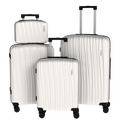 Set 4 Trolley ABS 12/20/24/28 pollici - Bianco (073)