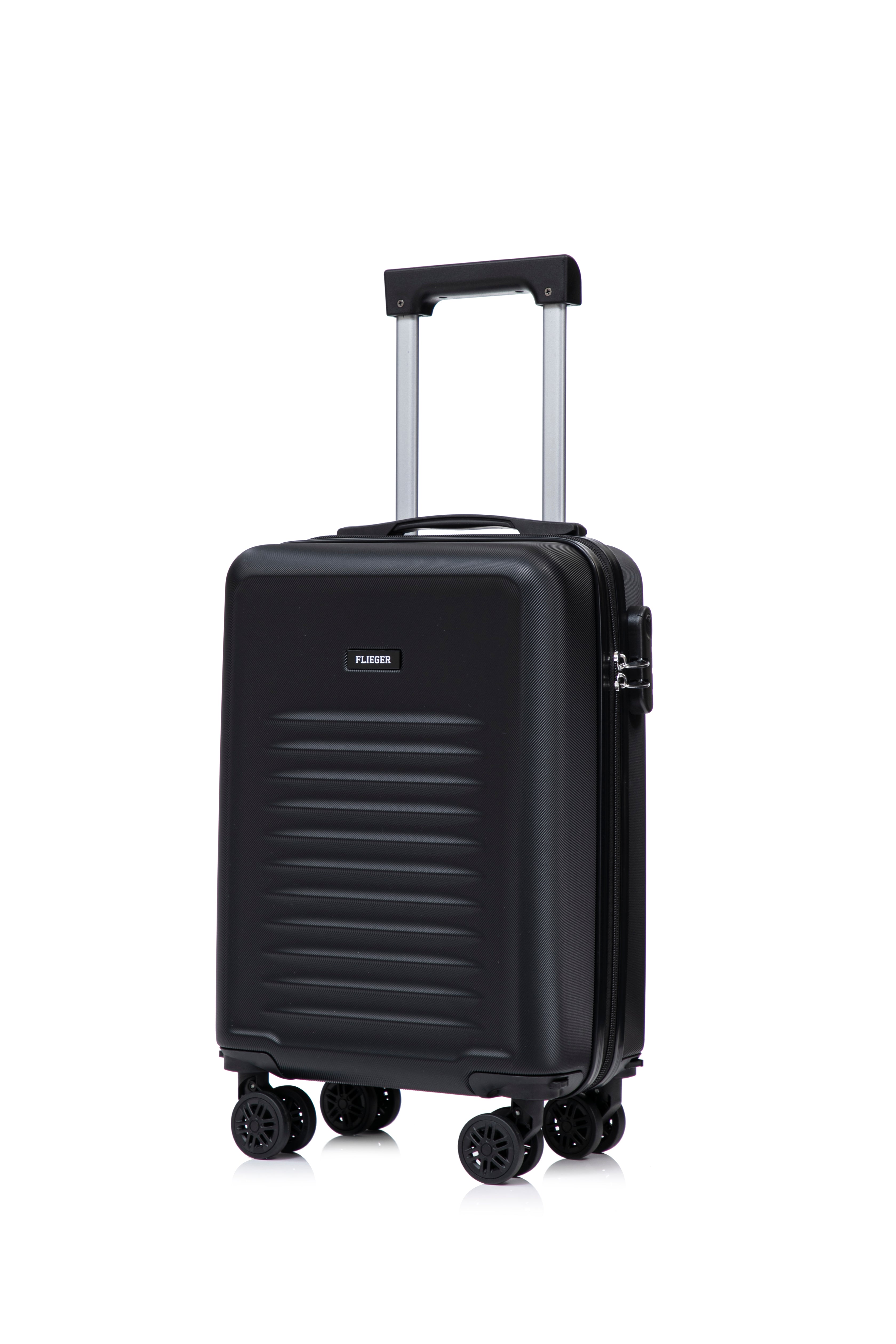 Set 4 Trolley ABS 18/20/24/28 pollici - Nero (043)