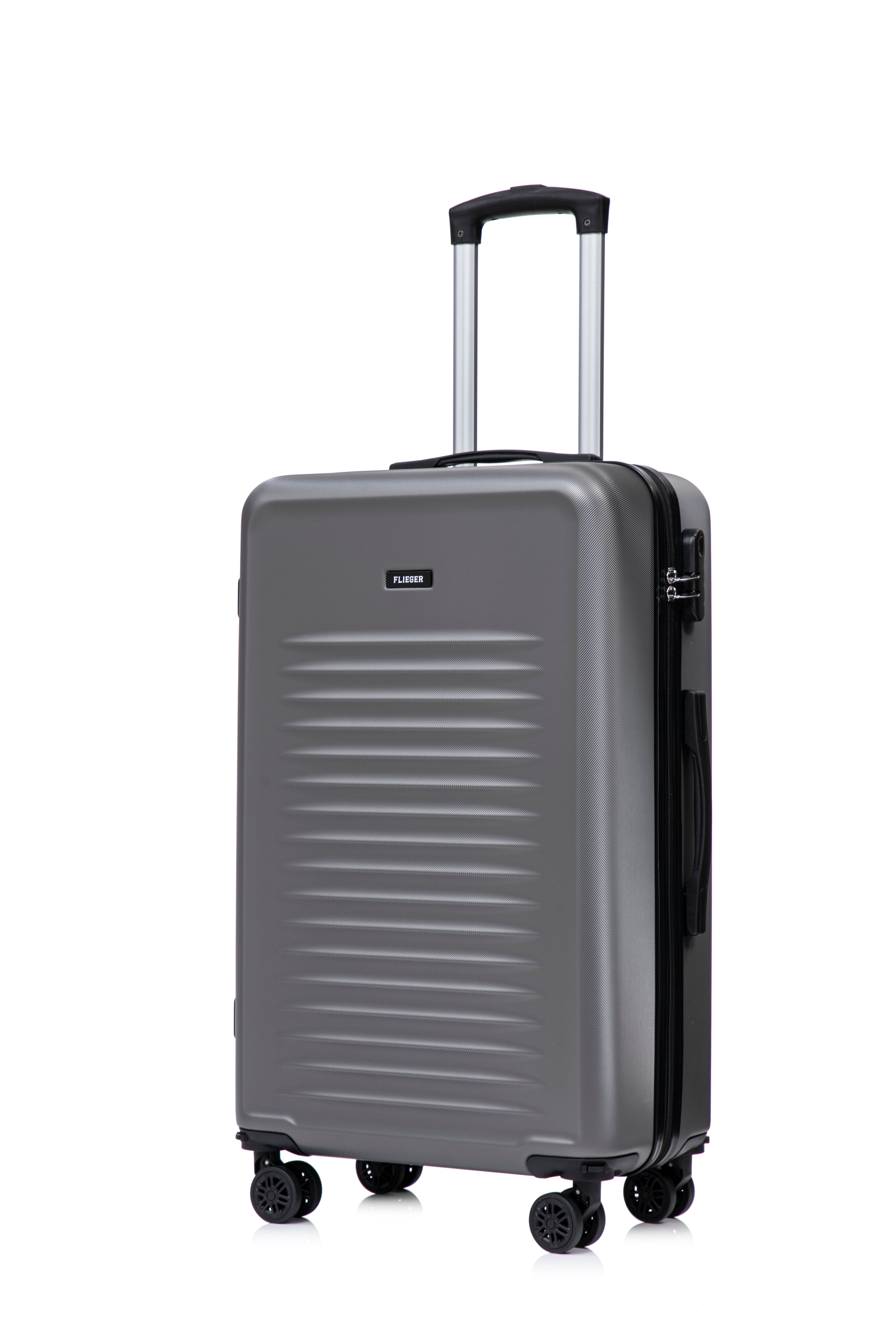 Set 4 Trolley ABS 18/20/24/28 pollici - Grigio Scuro（043）