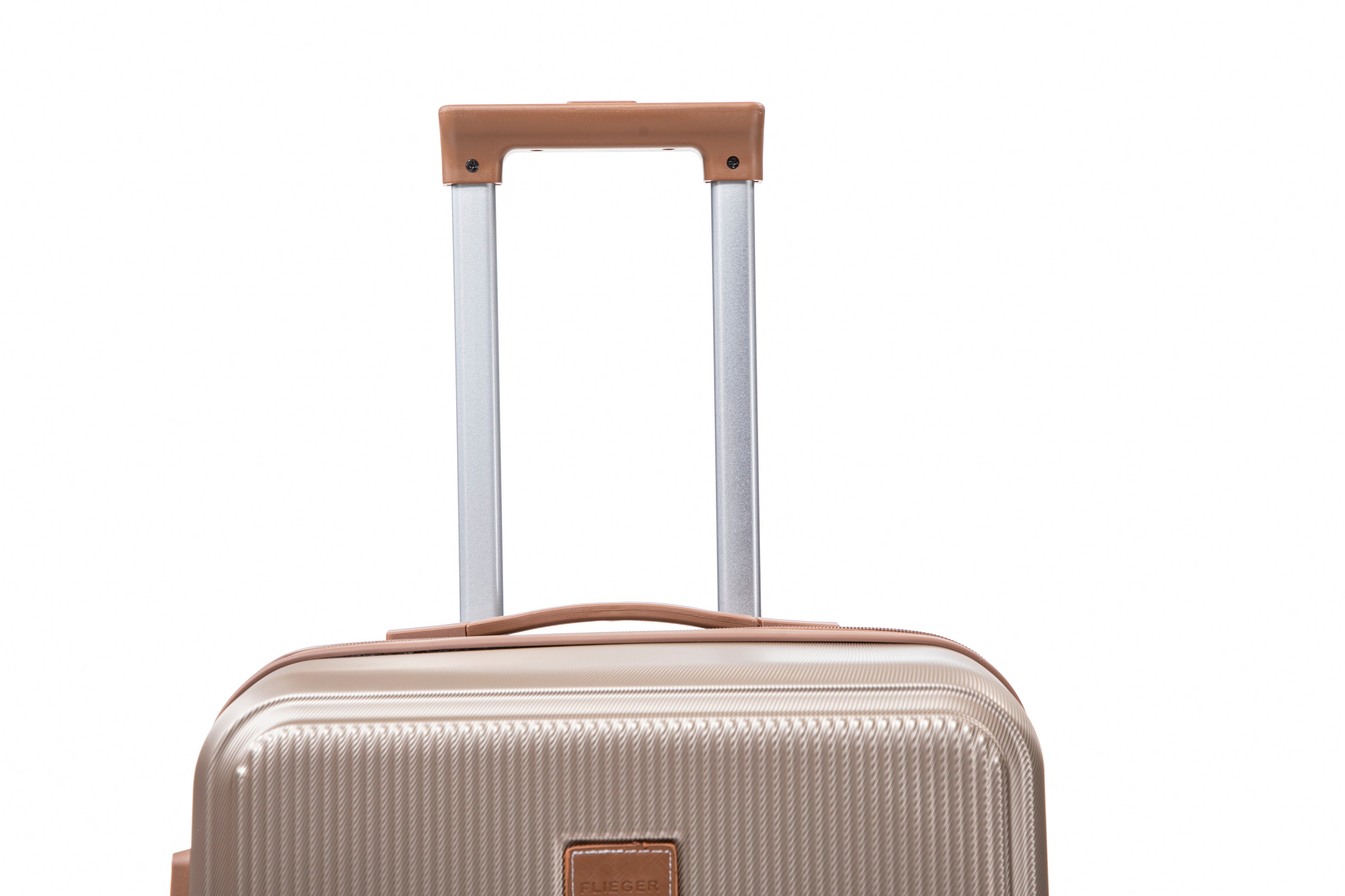 Set valigie in ABS da 4 pezzi (12"/20"/24"/28") – Champagne（047）