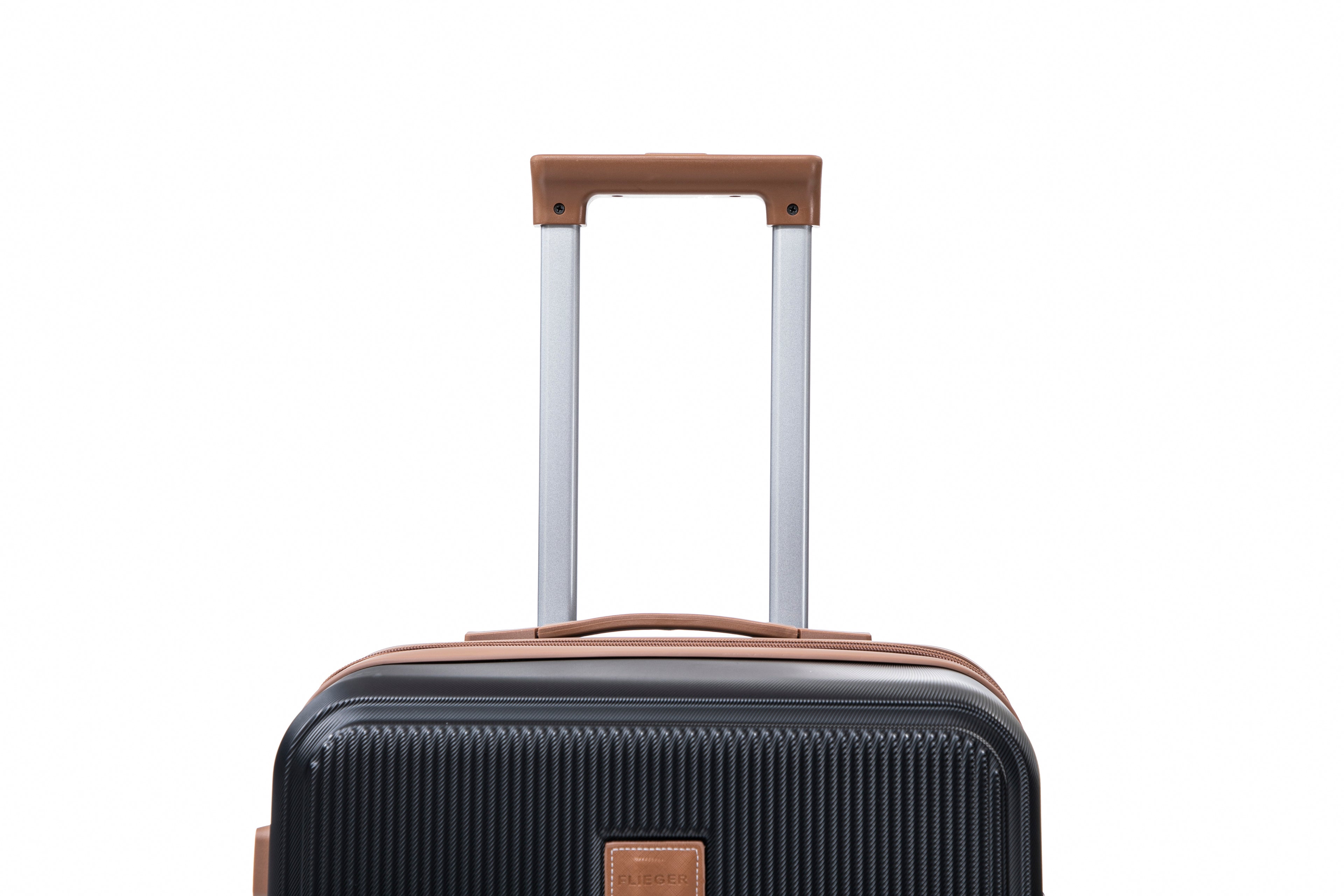 Set valigie in ABS da 4 pezzi (12"/20"/24"/28") – Nero（047）