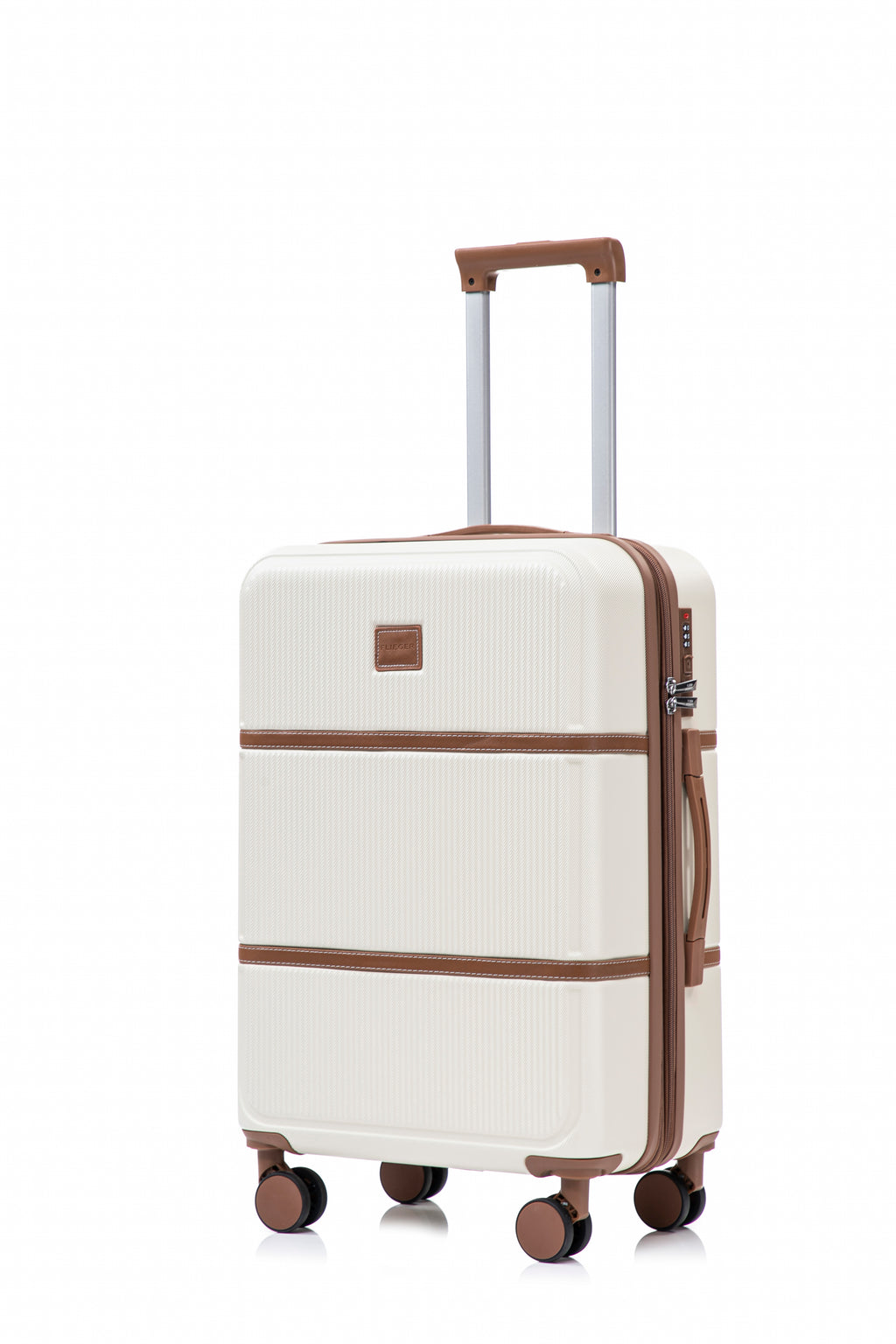 Set valigie in ABS da 4 pezzi (12"/20"/24"/28") – Bianco（047）
