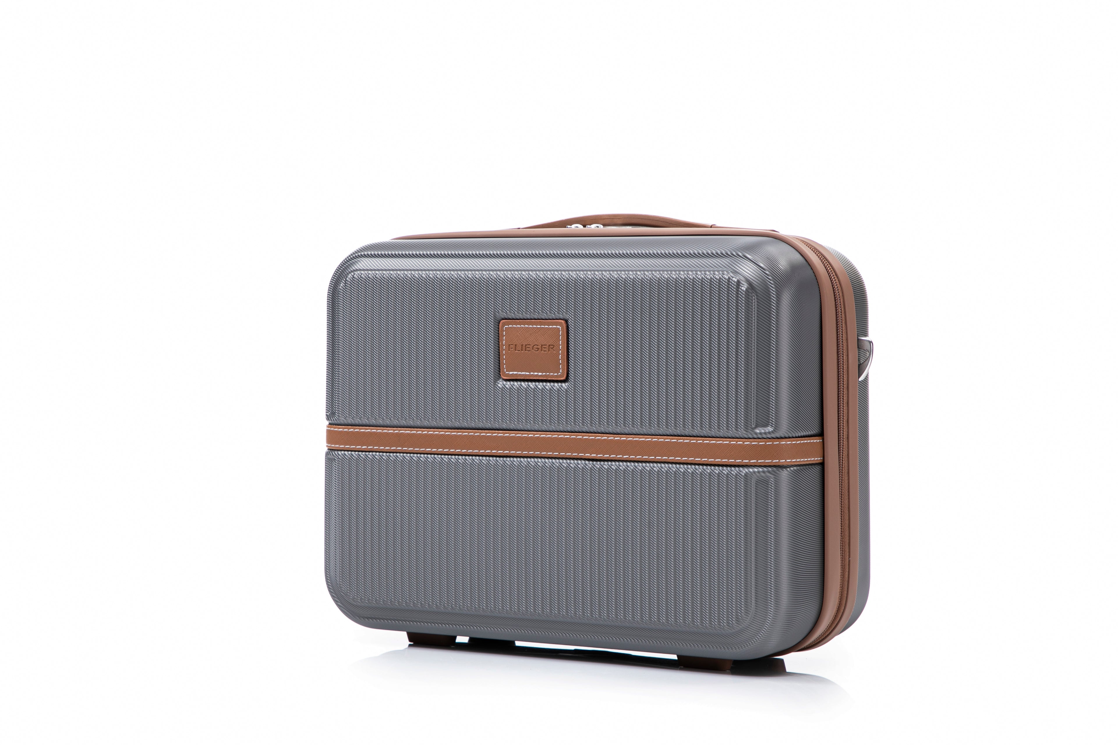 Set valigie in ABS da 4 pezzi (12"/20"/24"/28") – Grigio ferro（047）
