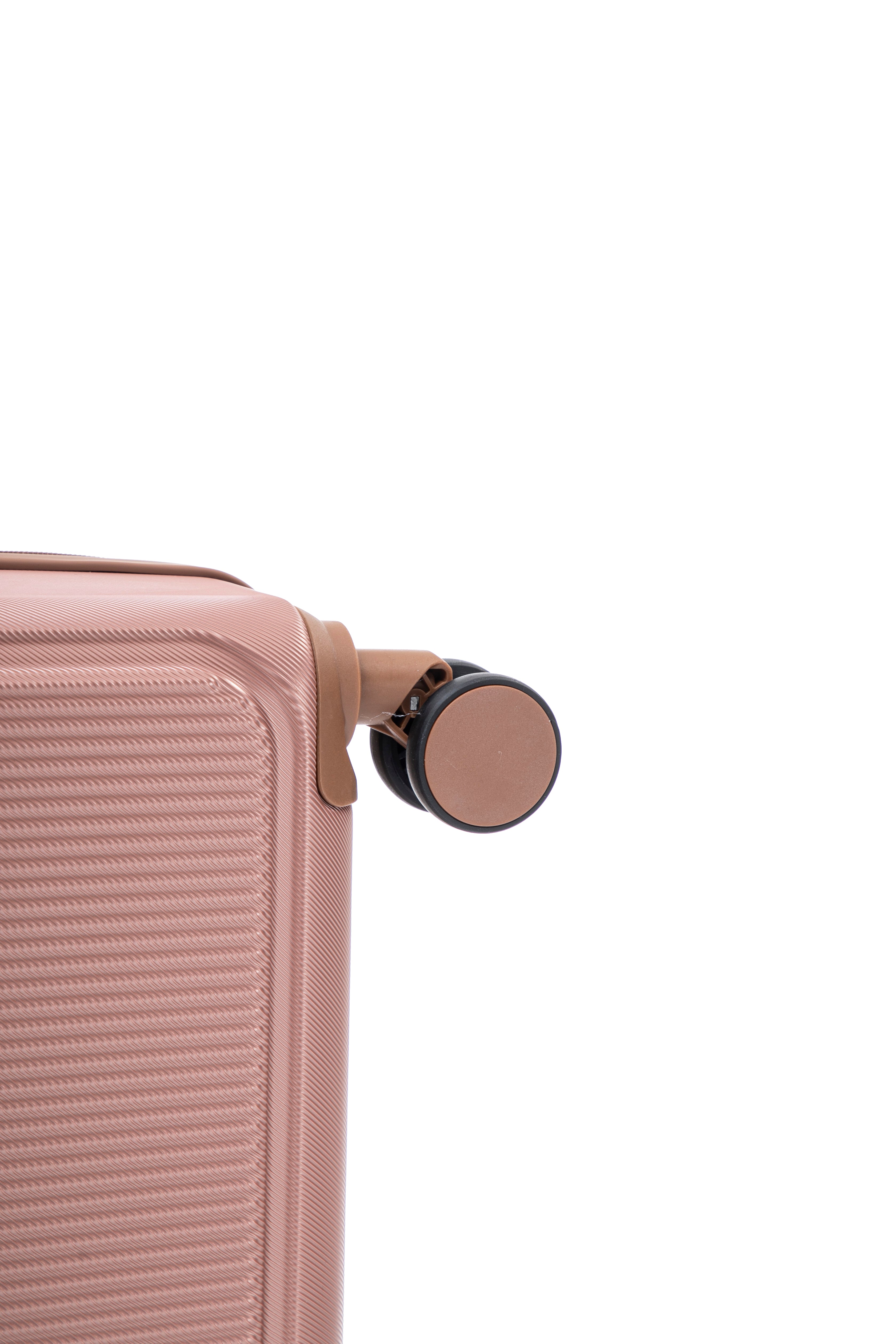 Set valigie in ABS da 4 pezzi (12"/20"/24"/28") – Rosa oro（047）