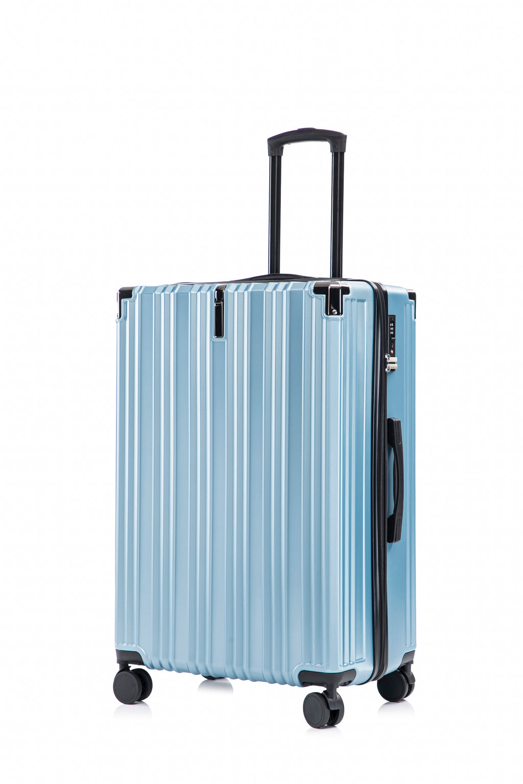 Set valigie in ABS+pc da 3 pezzi (20"/24"/28") – Blu（050）