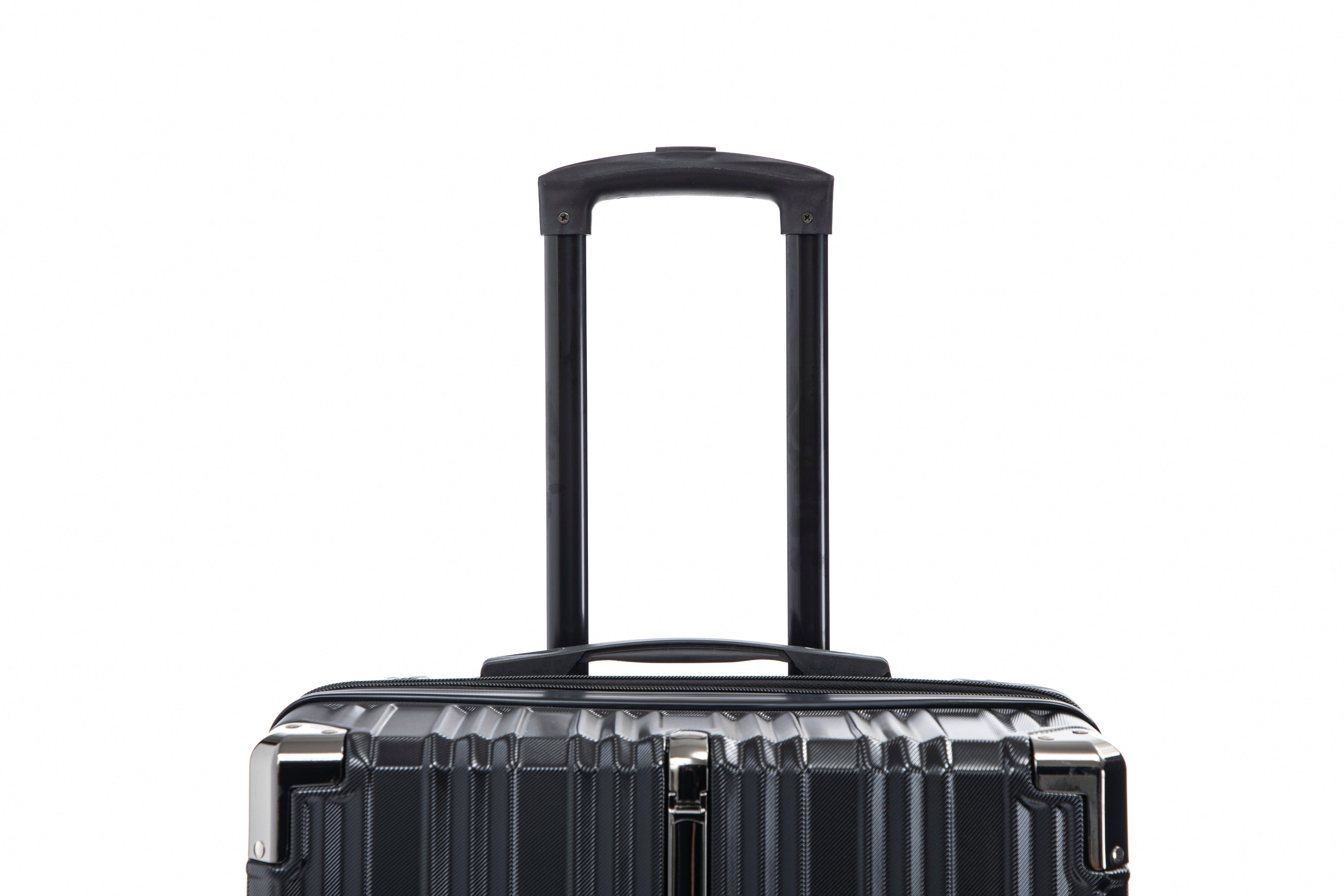 Set valigie in ABS+pc da 3 pezzi (20"/24"/28") – Nero（050）