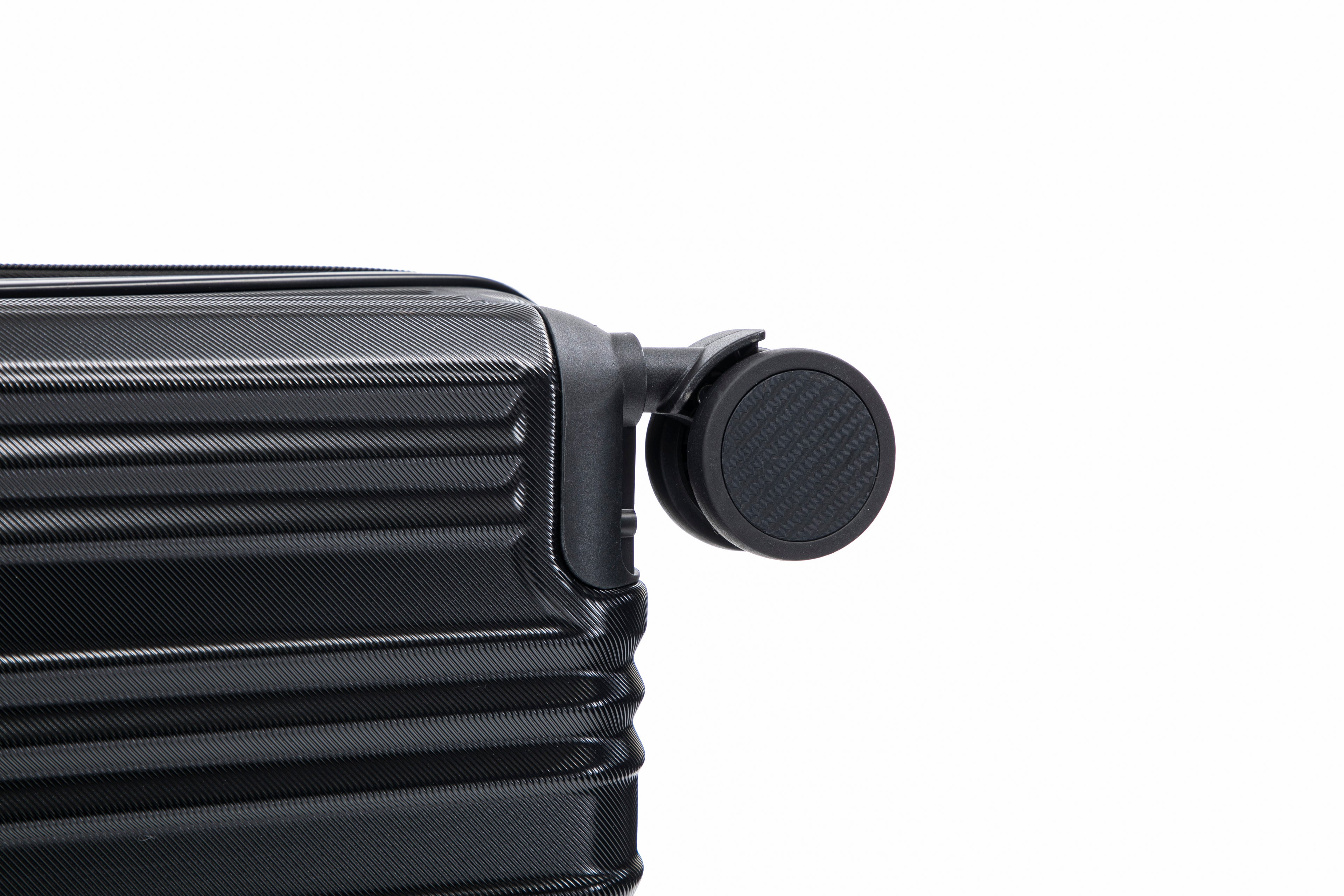 Set valigie in ABS+pc da 3 pezzi (20"/24"/28") – Nero（050）