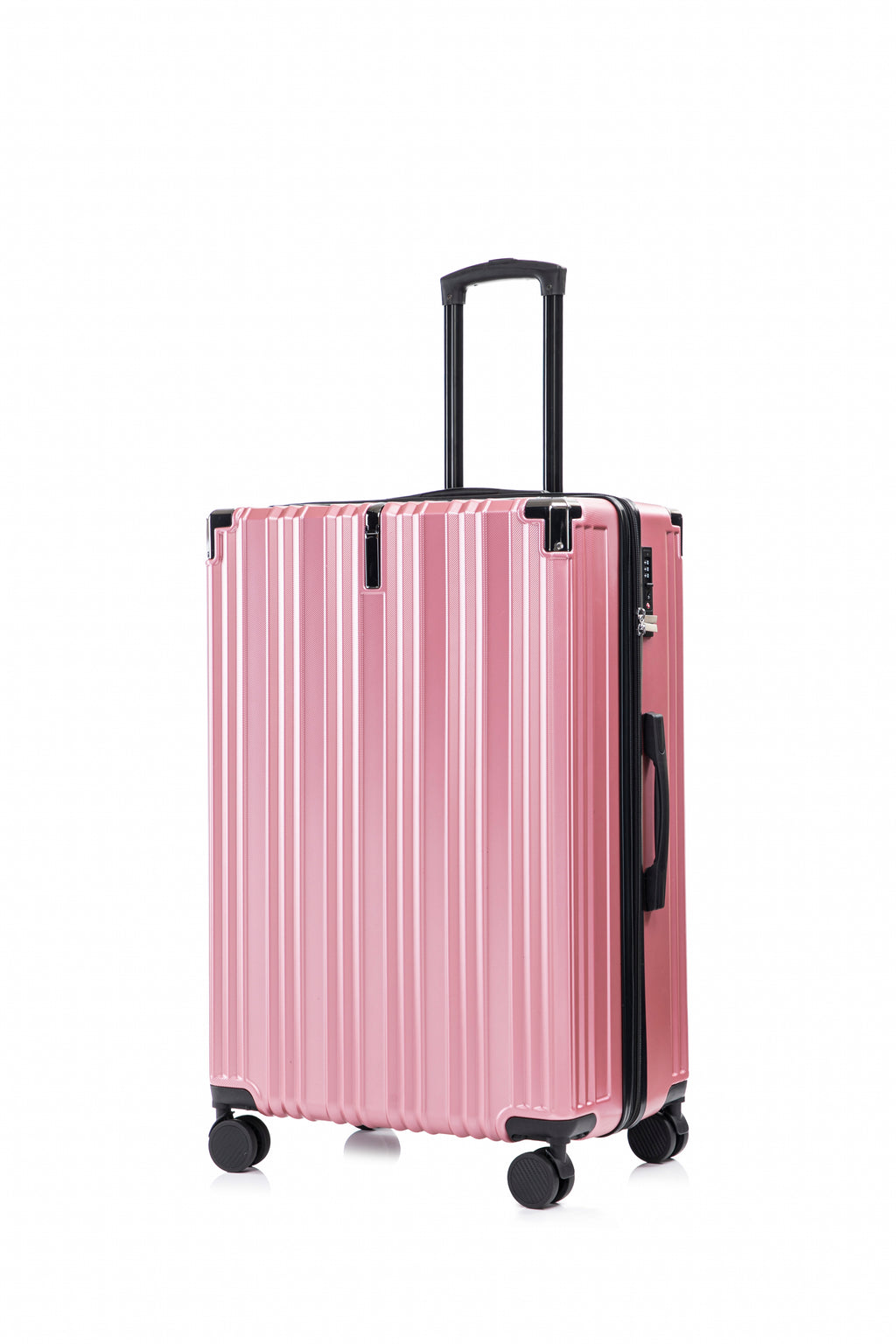 Set valigie in ABS+pc da 3 pezzi (20"/24"/28") – Rosa（050）