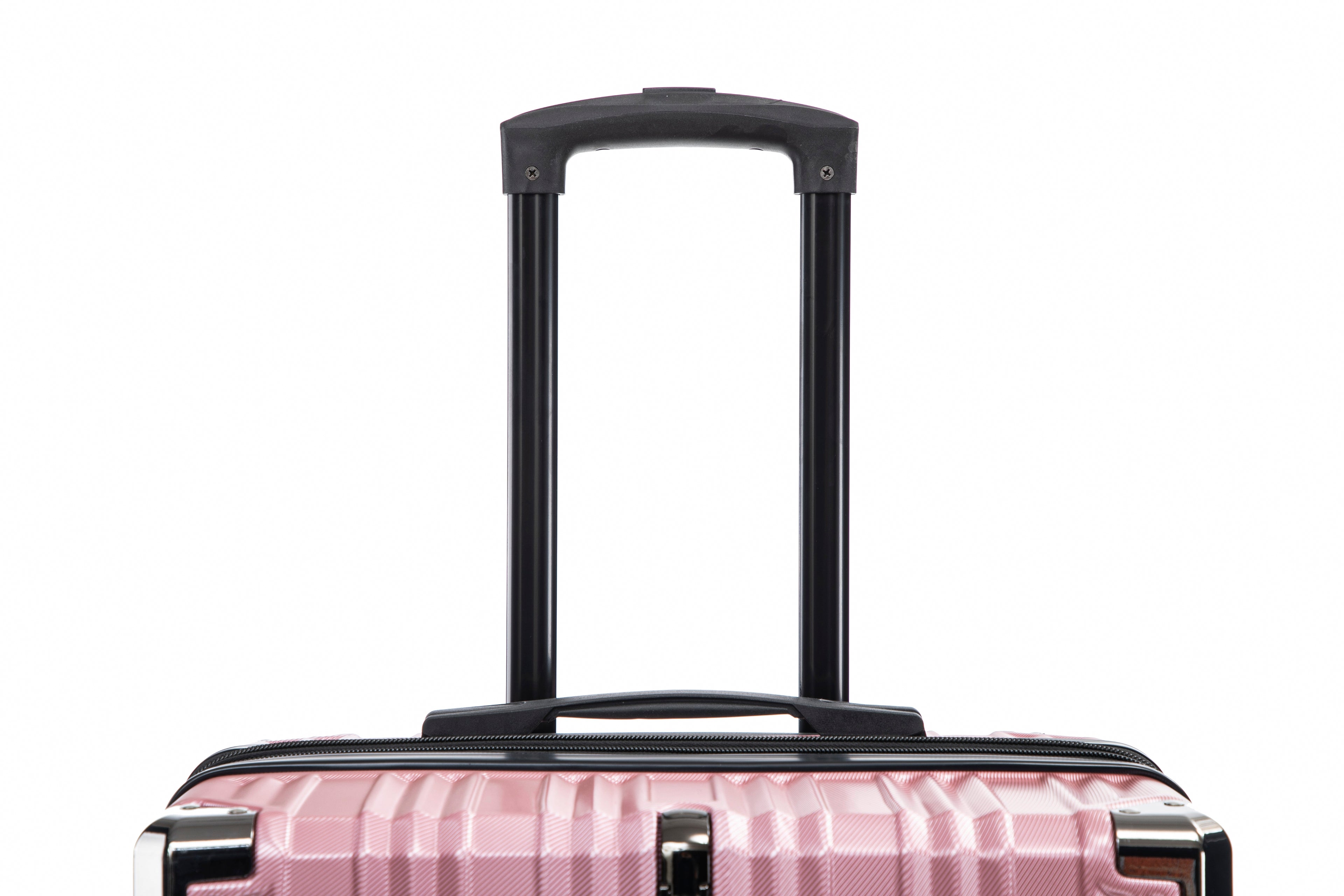 Set valigie in ABS+pc da 3 pezzi (20"/24"/28") – Rosa（050）