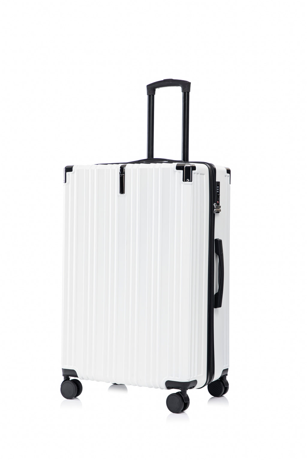 Set valigie in ABS+pc da 3 pezzi (20"/24"/28") – Bianco（050）