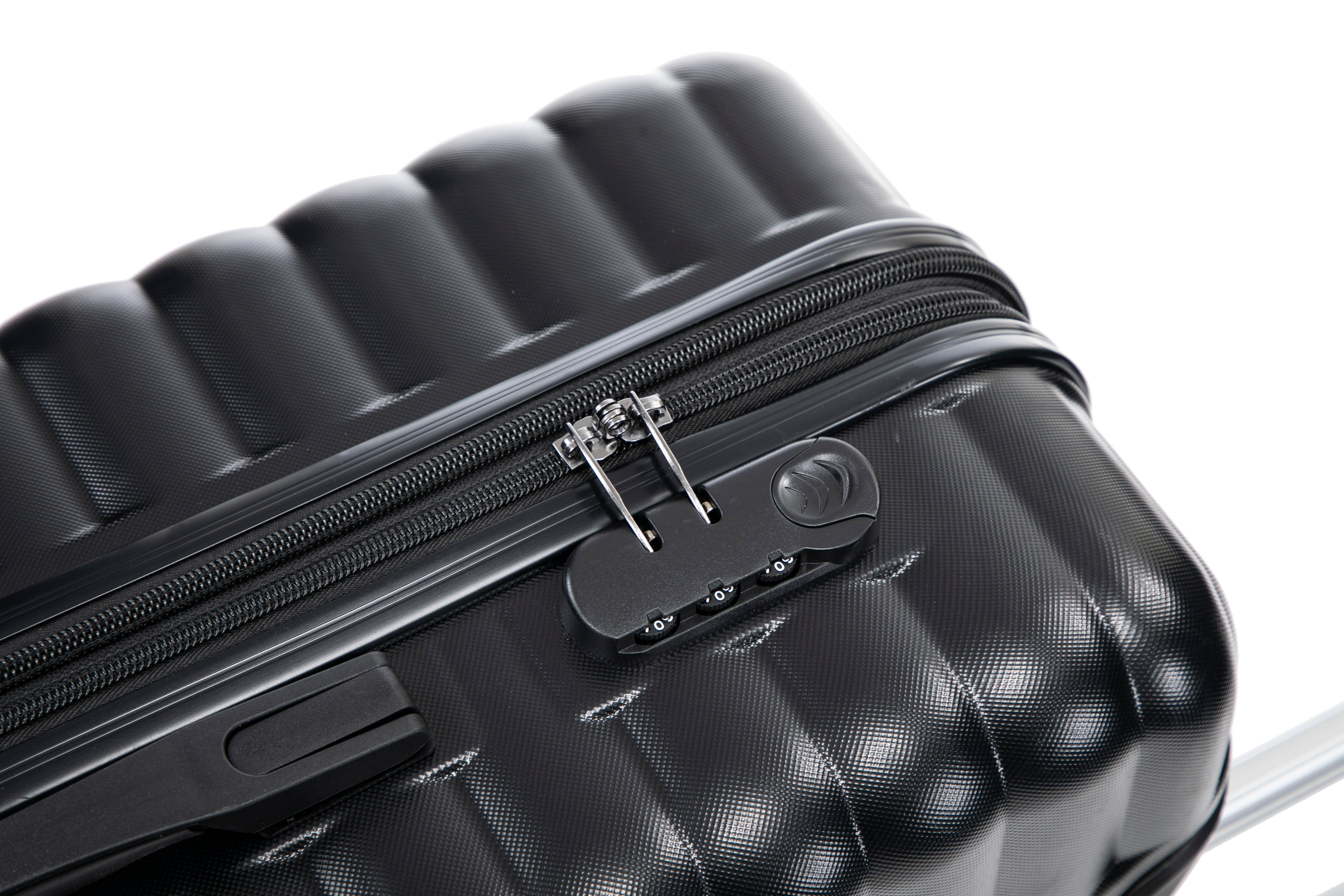 Set valigie in ABS da 5 pezzi (20"/26"/28"/30"/32") – Nero(046)