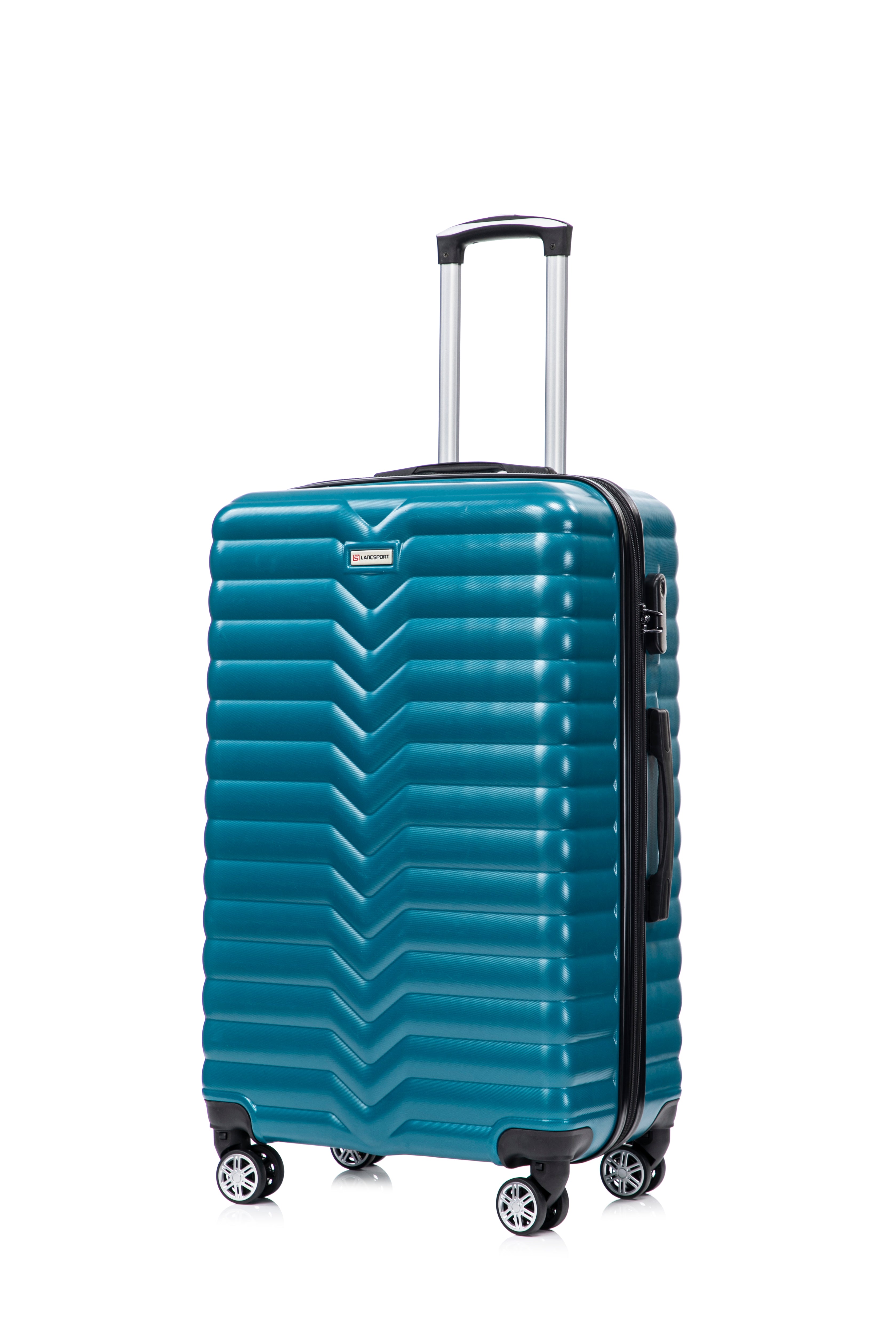 Set valigie in ABS da 5 pezzi (20"/26"/28"/30"/32") – Blu pavone(046)