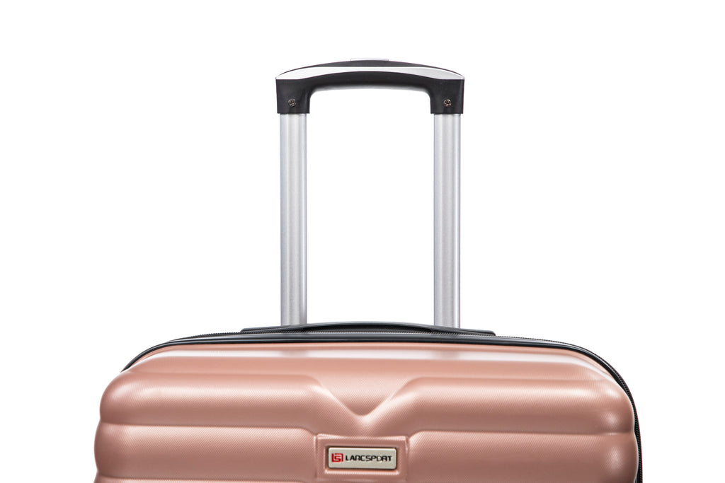 Set valigie in ABS da 5 pezzi (20"/26"/28"/30"/32") – Rosa oro(046)