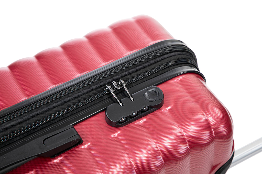 Set valigie in ABS da 5 pezzi (20"/26"/28"/30"/32") – Bordeaux(046)