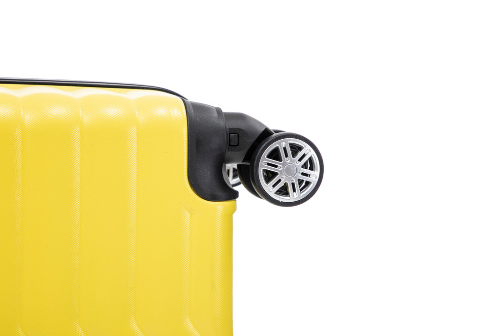 Set valigie in ABS da 5 pezzi (20"/26"/28"/30"/32") – Giallo tenue(046)