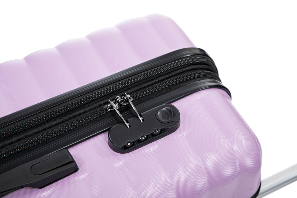 Set valigie in ABS da 5 pezzi (20"/26"/28"/30"/32") – Viola(046)