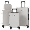 Set 4 Trolley ABS 12/20/24/28 pollici - Bianco (069)