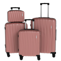 Set 4 Trolley ABS 12/20/24/28 pollici - Oro Rosa (073)
