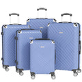 Set valigie in ABS da 5 pezzi (20"/26"/28"/30"/32") – Blu（075）