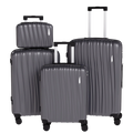 Set 4 Trolley ABS 12/20/24/28 pollici - Grigio (073)