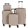 Set 4 Trolley ABS 12/20/24/28 pollici - Champagne (073)