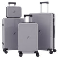 Set 4 Trolley ABS 12/20/24/28 pollici - Argento (066)