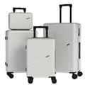 Set valigie in ABS da 4 pezzi (12"/20"/24"/28") – Bianco（064）