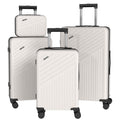 Set 4 Trolley ABS 12/20/24/28 pollici - Bianco (071)