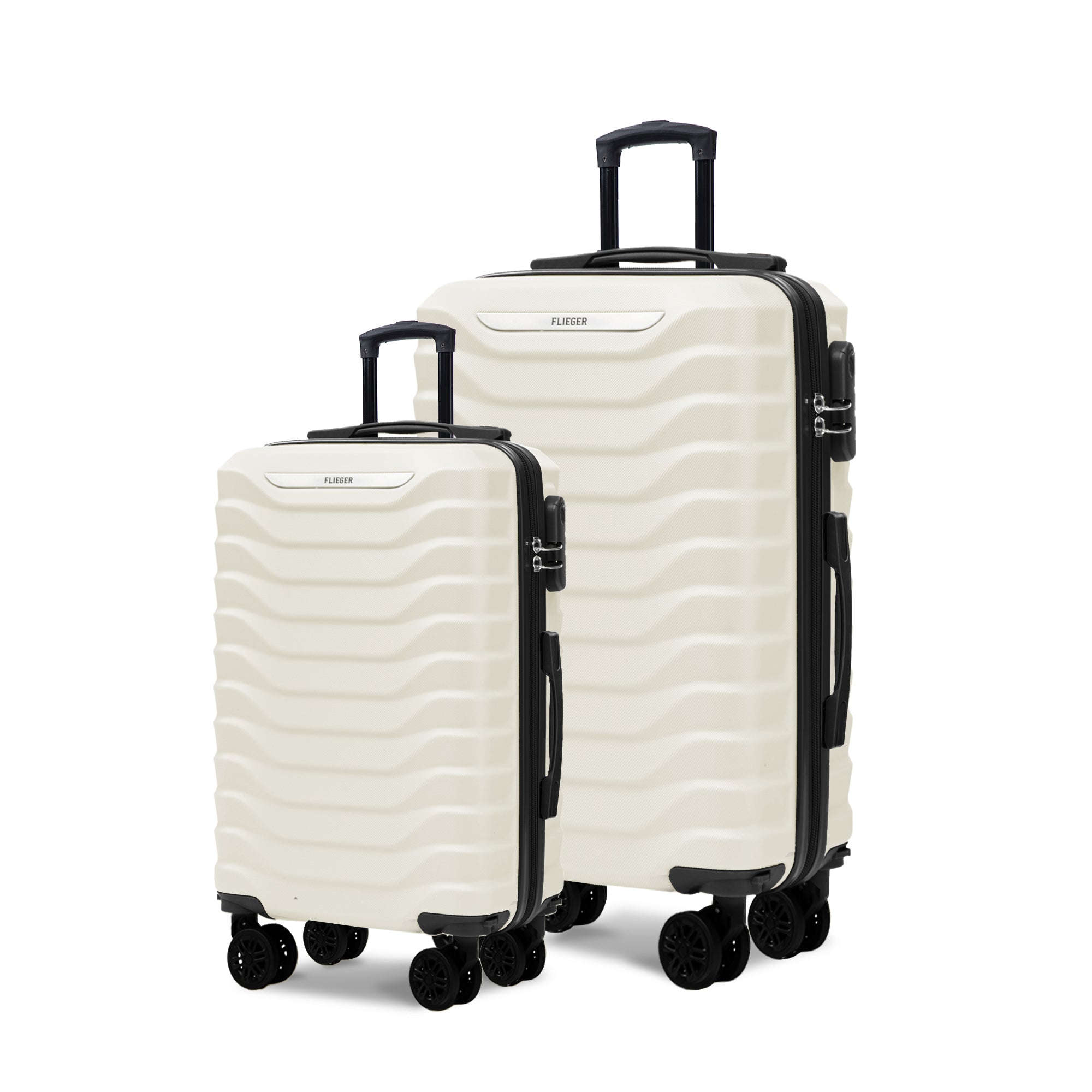 Set valigie ABS 4 pezzi 18/20/26/28 - Beige (029)