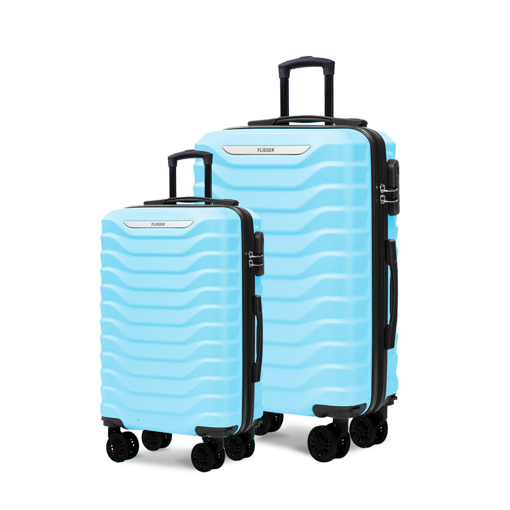 Set valigie ABS 4 pezzi 18/20/26/28 - Azzurro (029)