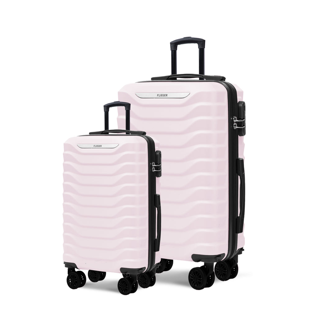 Set valigie ABS 4 pezzi 18/20/26/28 - Rosa (029)