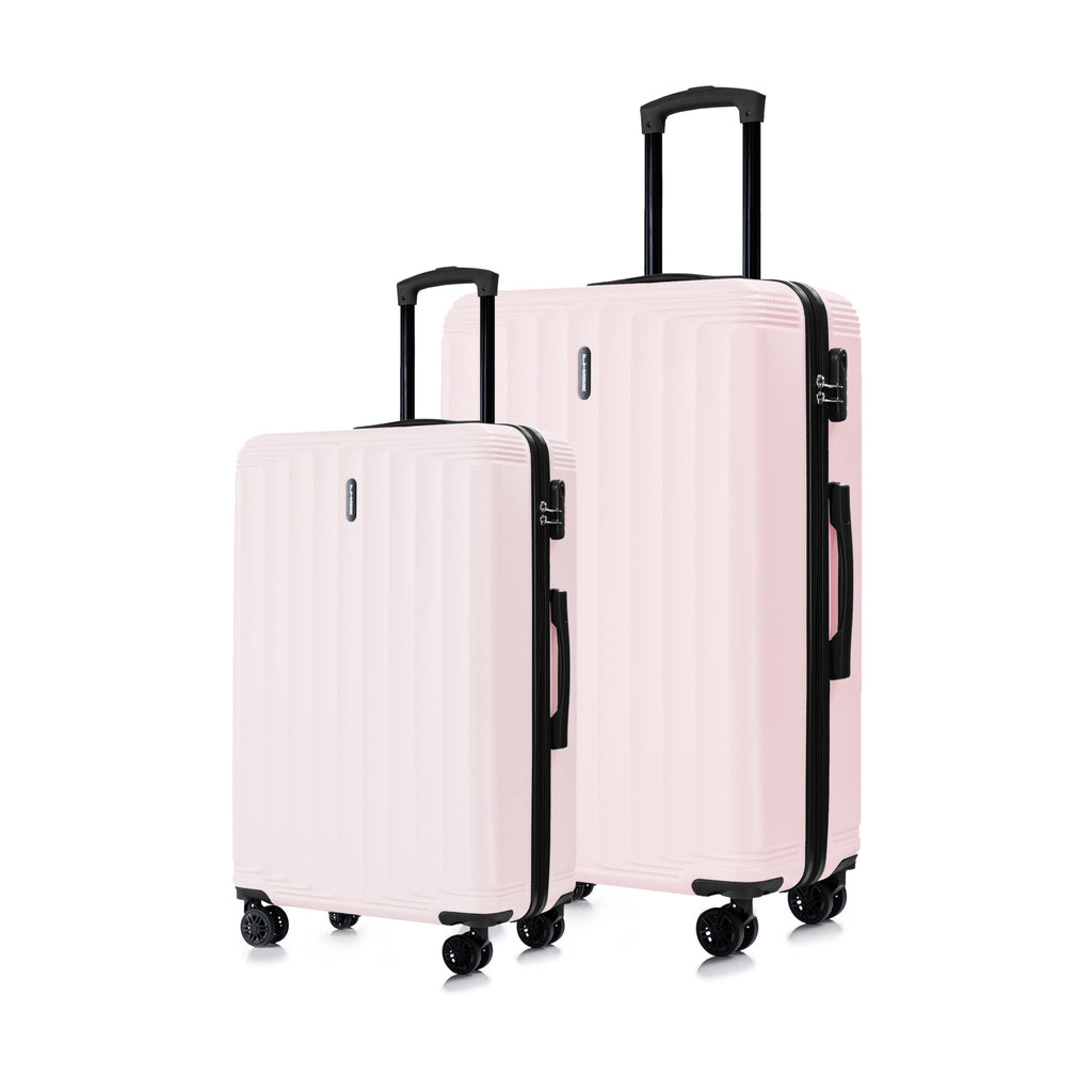 Set valigie ABS 3 pezzi 20/24/28 – Rosa（042）