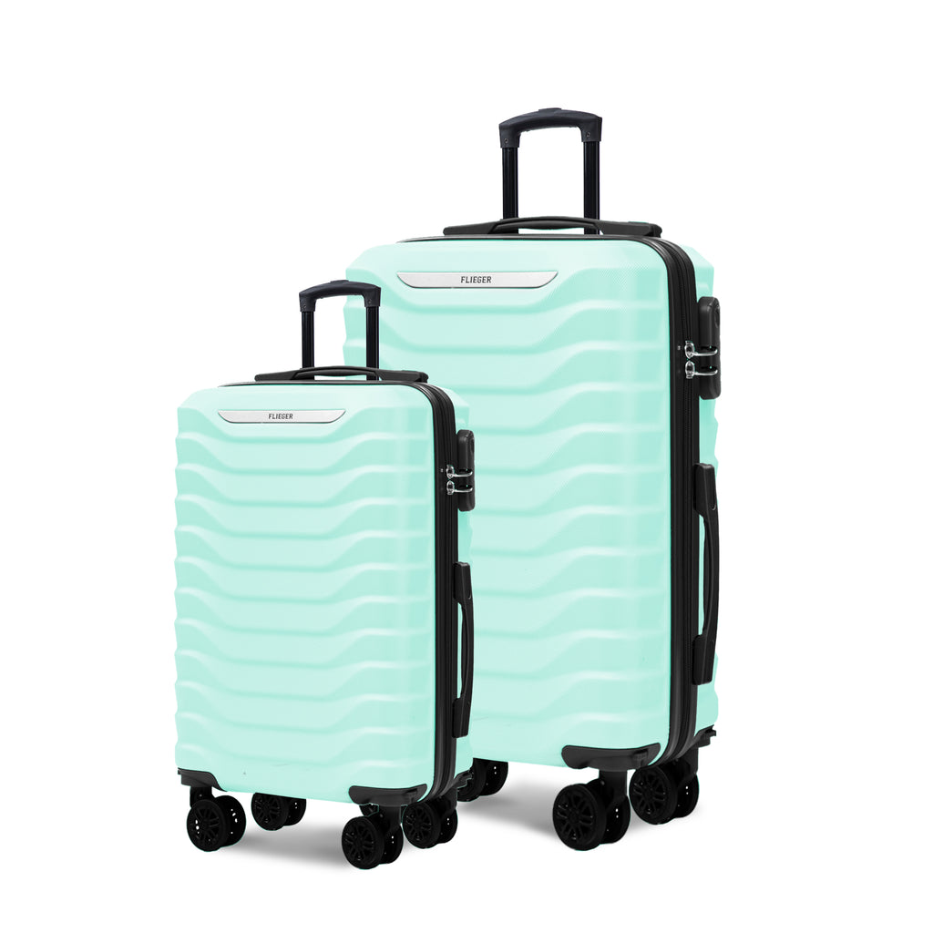 Set valigie ABS 4 pezzi 18/20/26/28 - Verde (029)
