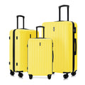 Set valigie ABS 3 pezzi 20/24/28– Giallo（042）