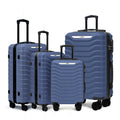 Set valigie ABS 4 pezzi 18/20/26/28 – Blu Scuro（029）