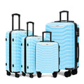Set valigie ABS 4 pezzi 18/20/26/28 - Azzurro (029)
