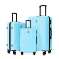 Set valigie ABS 3 pezzi 20/24/28– Blu Cielo（042）