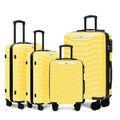 Set valigie ABS 4 pezzi 18/20/26/28 - Giallo (029)
