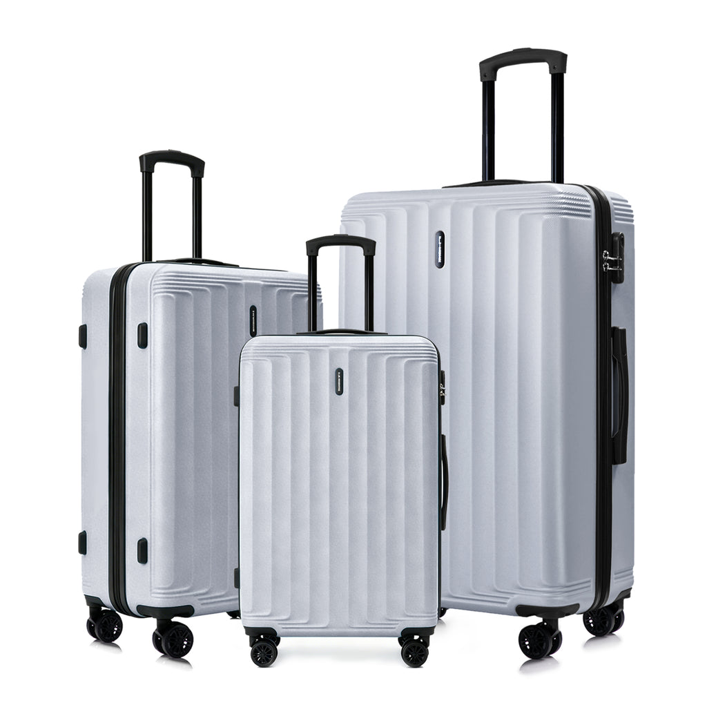 Set valigie ABS 3 pezzi 20/24/28 – grigio（042）