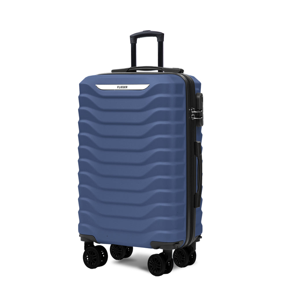 Set valigie ABS 4 pezzi 18/20/26/28 – Blu Scuro（029）