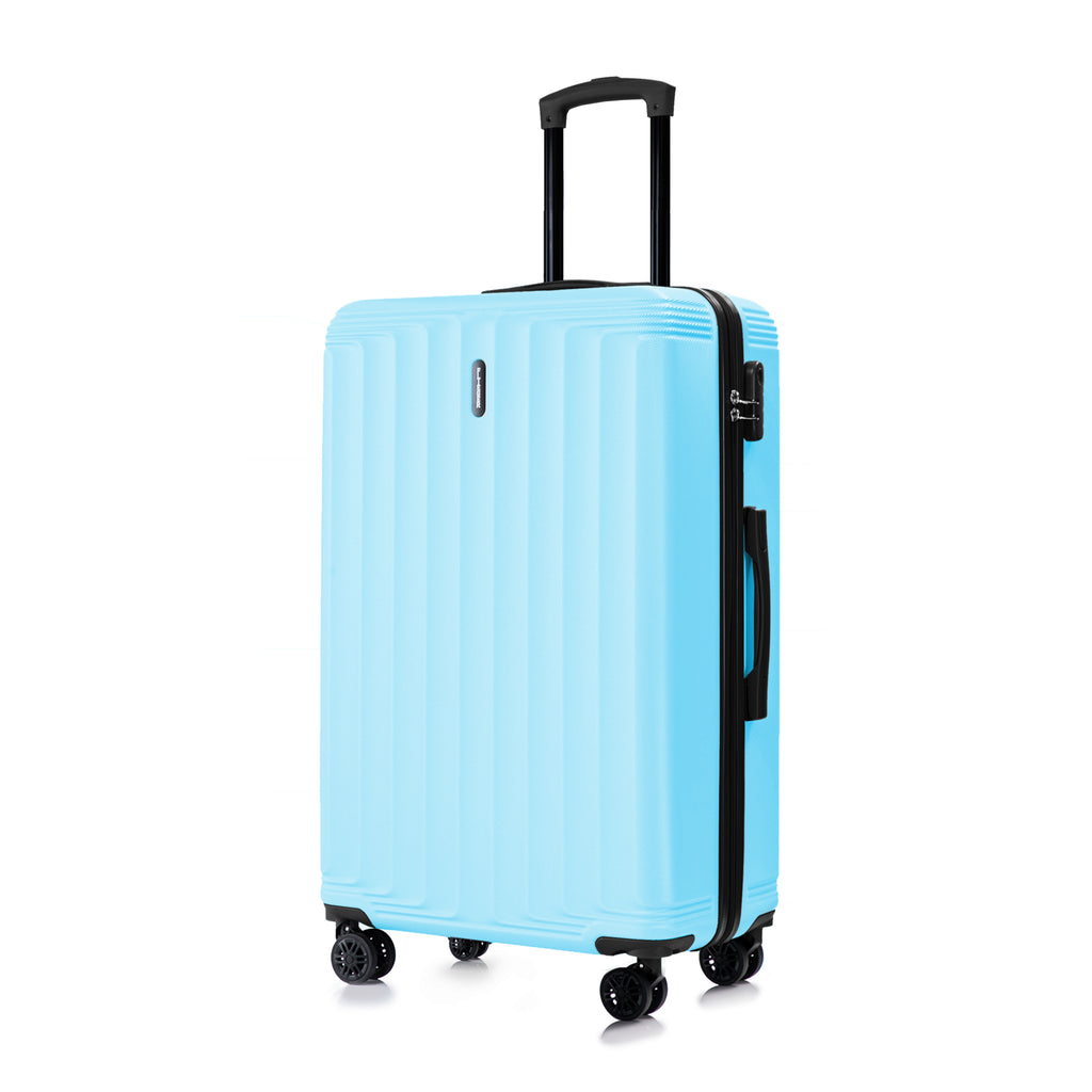 Set valigie ABS 3 pezzi 20/24/28– Blu Cielo（042）