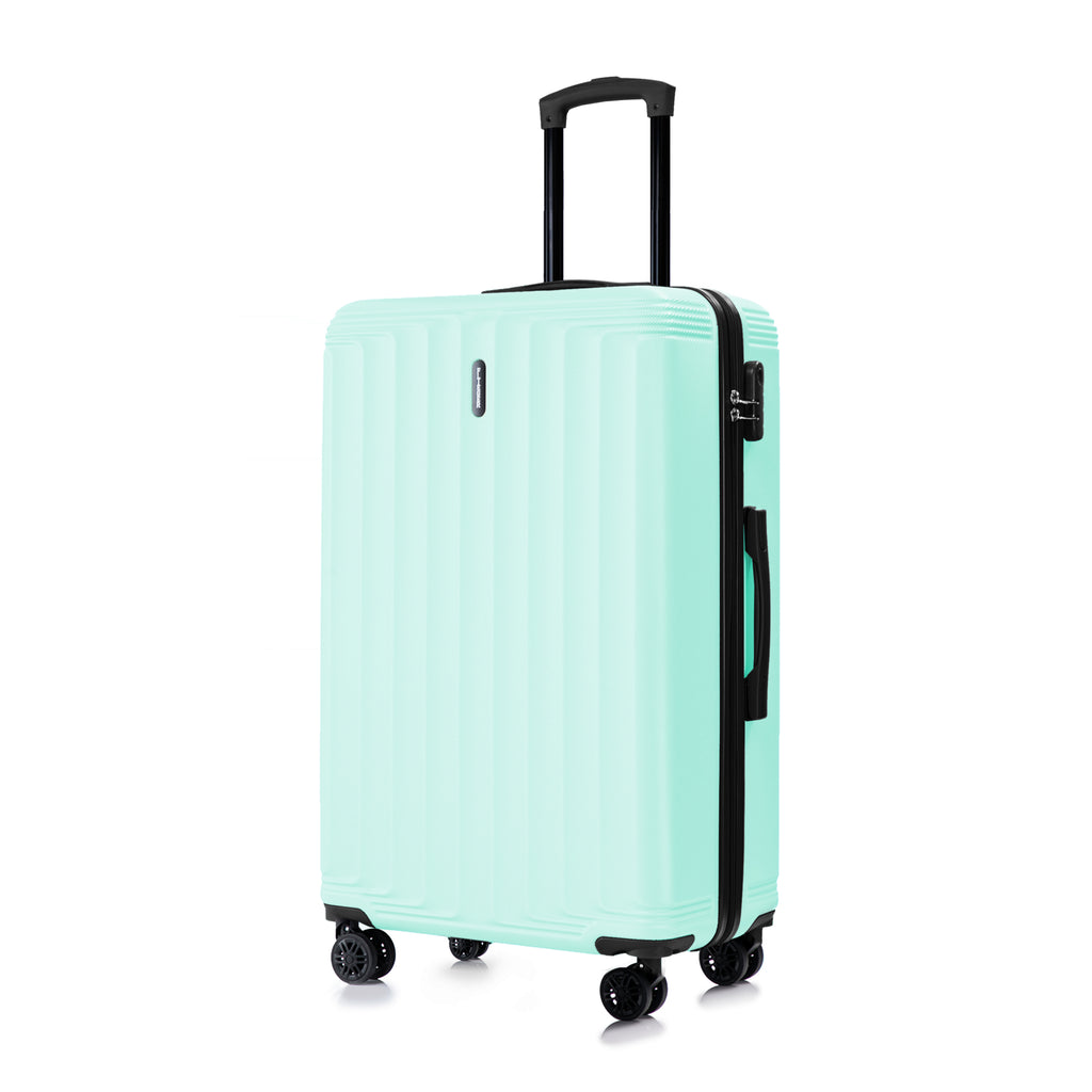 Set valigie ABS 3 pezzi 20/24/28 – Verde （042）