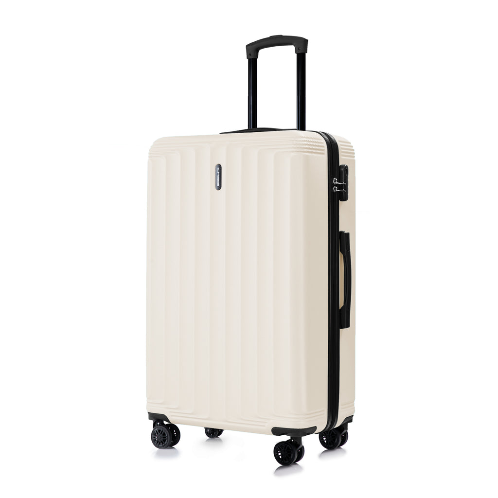 Set valigie ABS 3 pezzi 20/24/28– Beige（042）