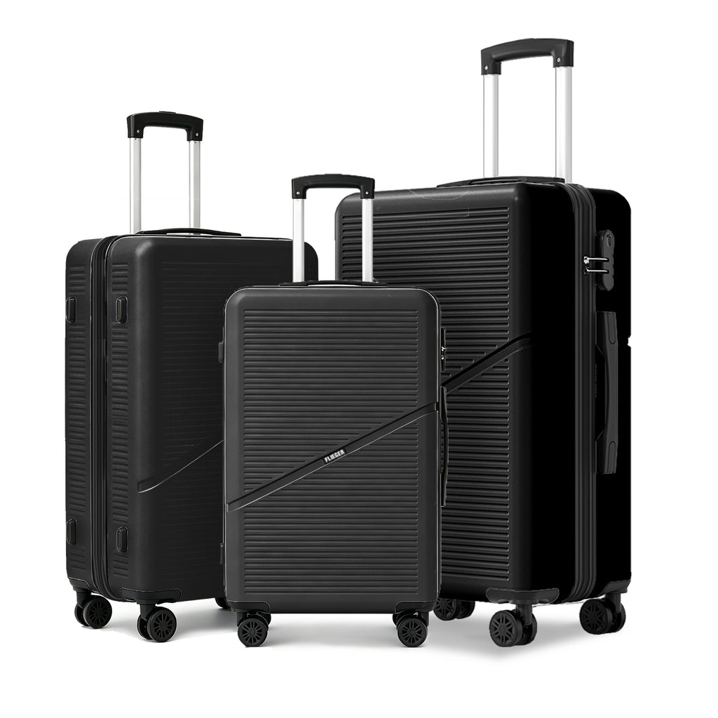 Set 3 Trolley ABS 20/24/28 pollici - Nero (041)