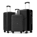 Set 3 Trolley ABS 20/24/28 pollici - Nero (041)