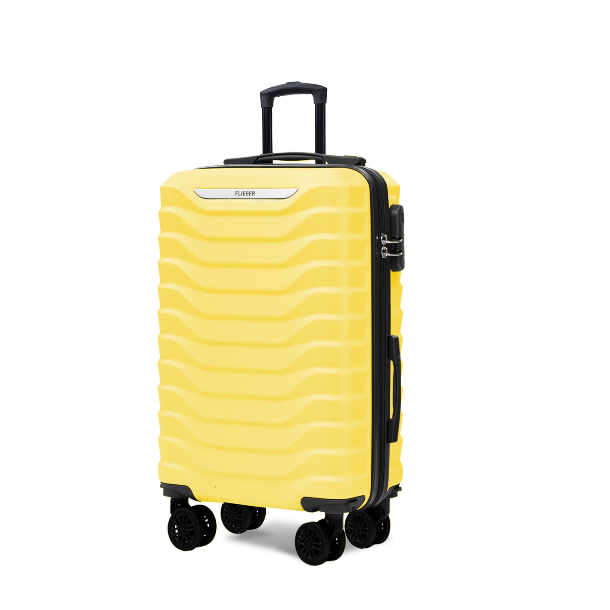 Set valigie ABS 4 pezzi 18/20/26/28 - Giallo (029)