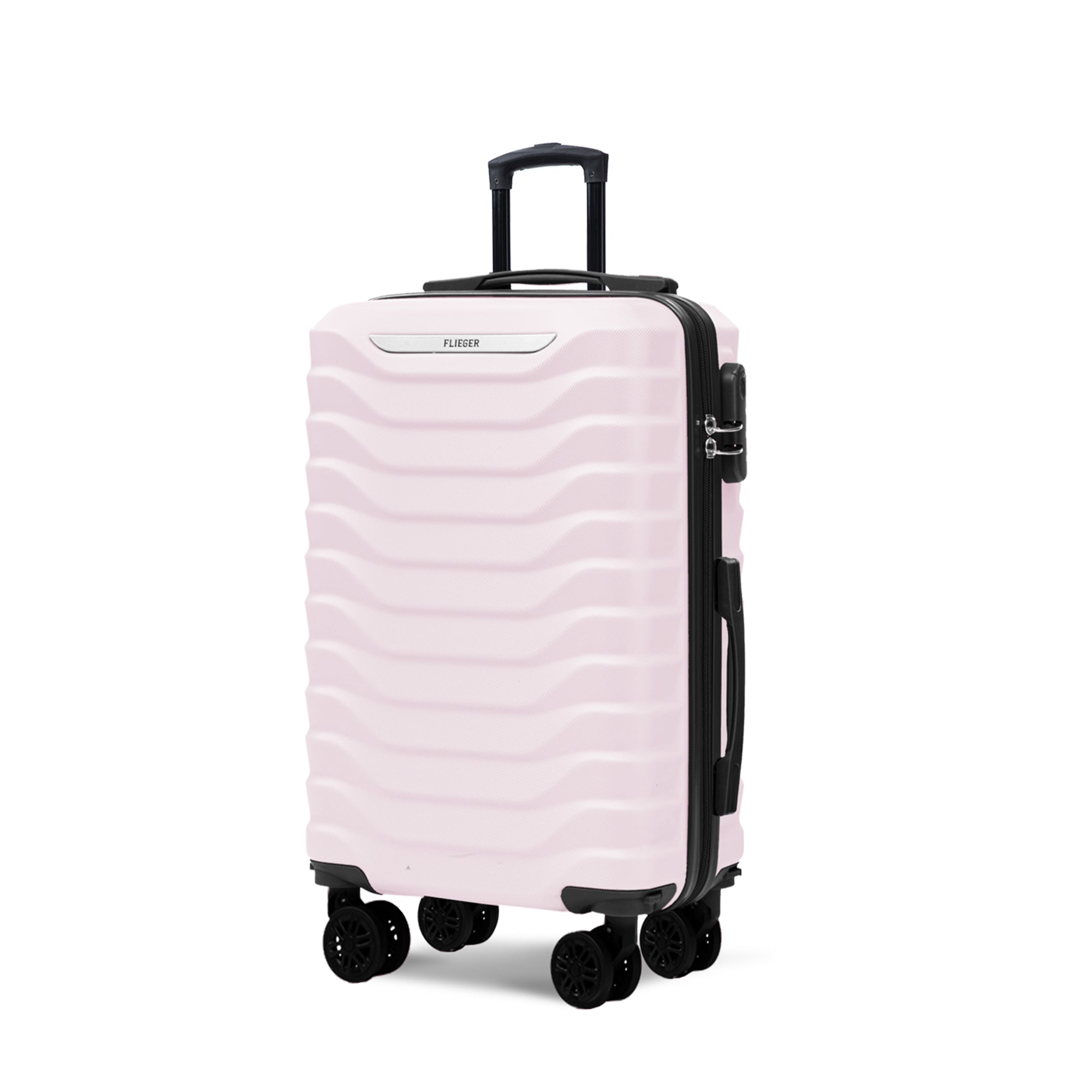 Set valigie ABS 4 pezzi 18/20/26/28 - Rosa (029)